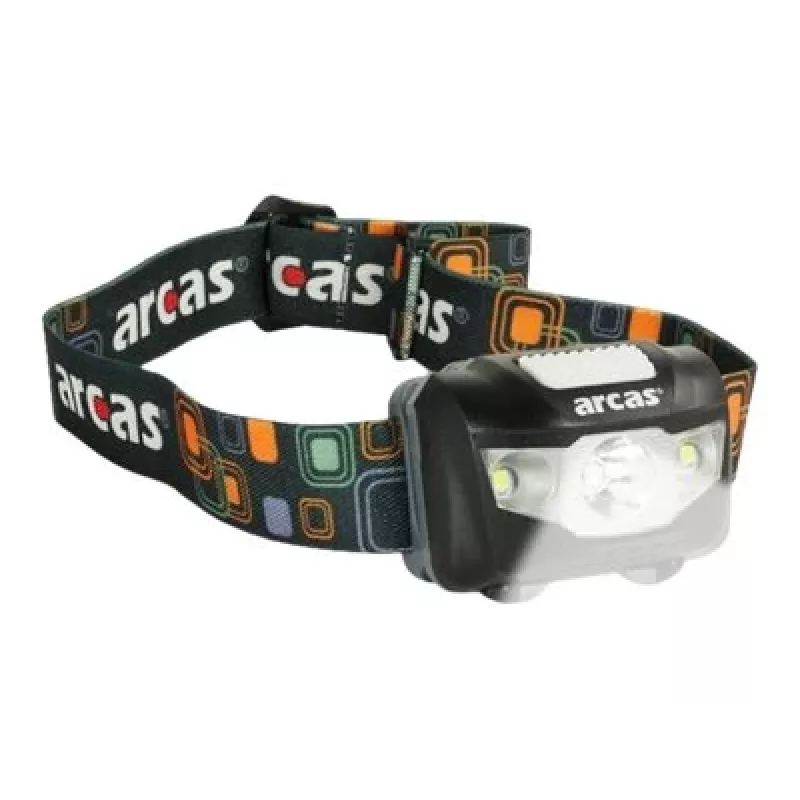 Arcas ARC5 priekinis žibintas | 1 LED + 2 prožektorių LED | 5 W | 160 lm | 4+3 šviesos režimai