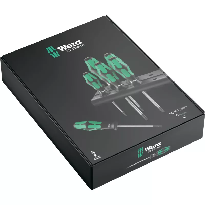 Atsuktuvų rinkinys Wera Kraftform Plus TORX Standartinis