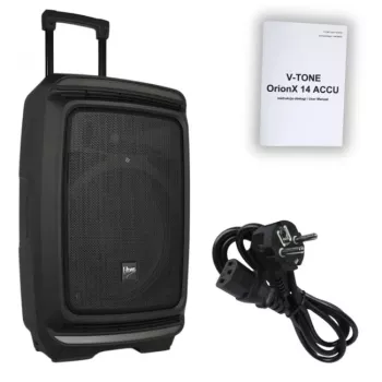 V-TONE OrionX 14 ACCU - aktyvus 14 colių garsiakalbis su baterija