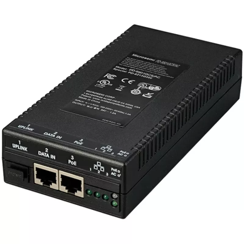 Microchip Technology Microchip PD-9501GCS – medijos keitiklis – GigE – 1000Base-X – RJ-45 / SFP (mini-GBIC)