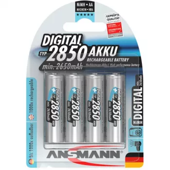 Buitinė akumuliatorinė baterija Ansmann 5035092 nikelio-metalo hidrido (NiMH) 4 vnt., 2850 mAh