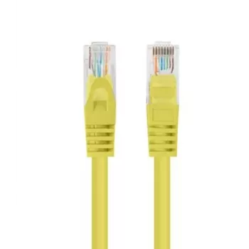 PATCHCORD Cat.5E UTP 1m geltonas FLUKE PASSED LANBERG 10 vnt.