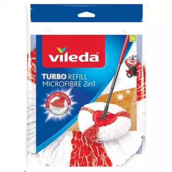 Mop antgalis Vileda Turbo 2in1 Raudonas Baltas