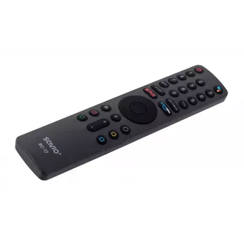 SAVIO RC-17 Universalus televizoriaus pultelis IR/Bluetooth, valdo 20 įrenginių, 10 m atstumas, juodas