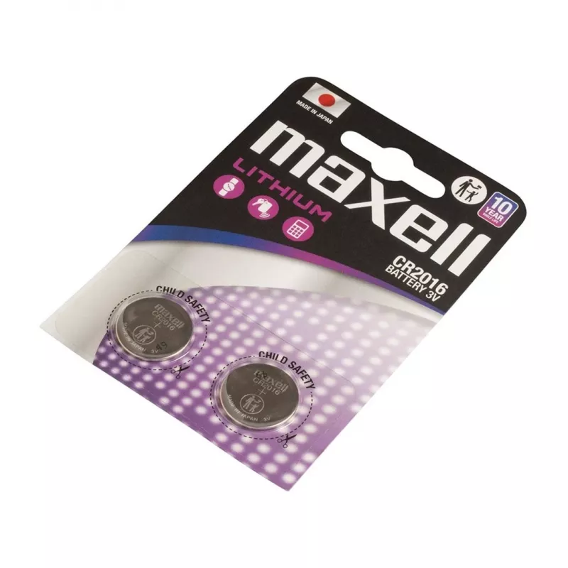 MAXELL CR2016 baterija 3V LiMnO2 90 mAh (2 vnt.)