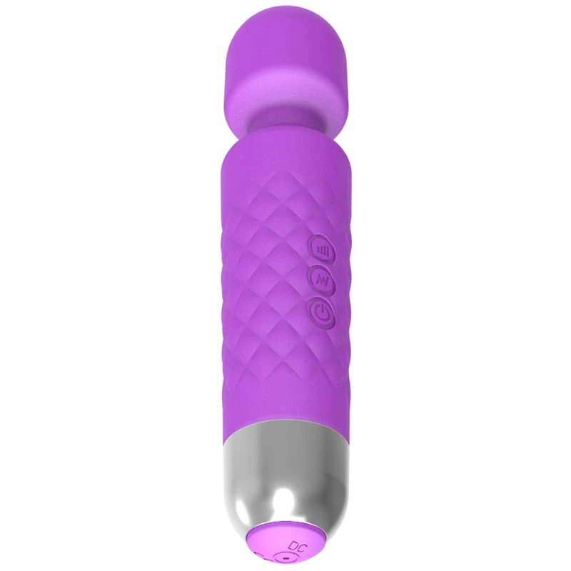 Erolab Wand-M Purple – belaidis, įkraunamas klitorinis masažuoklis, vandeniui atsparus
