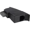 Goobay TAE telefono adapteris 50308 juodas – TAE-N į RJ-11/RJ-14