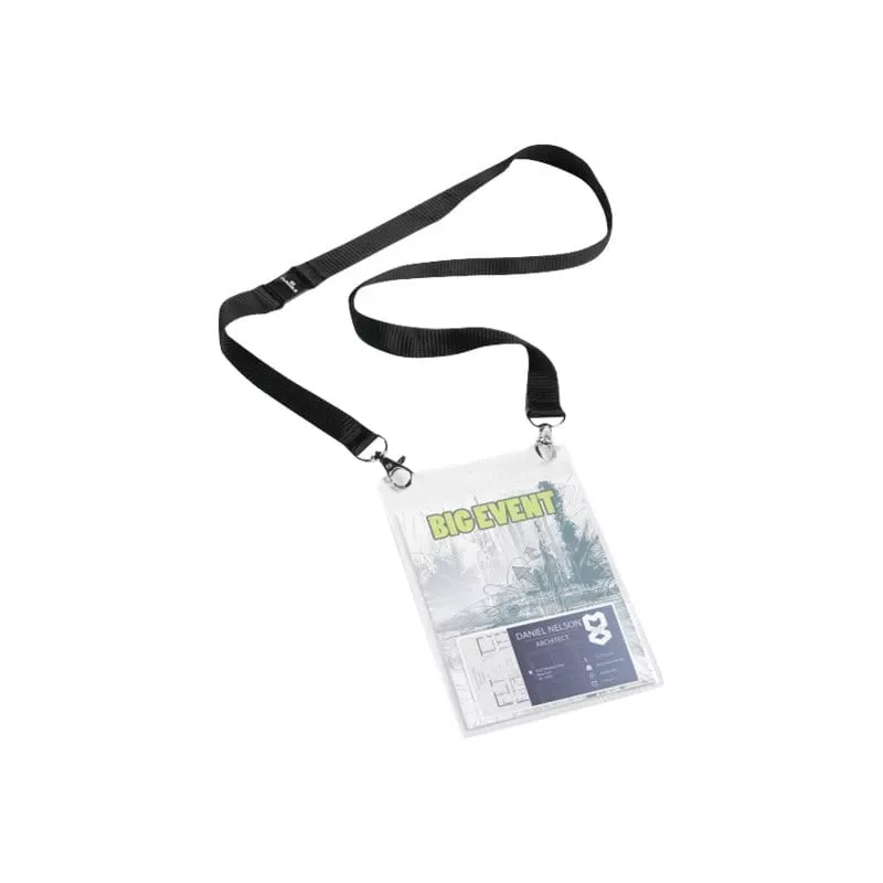 Durable 852501 Kortelės laikiklis su tekstiliniu raiščiu A6, 10 vnt.