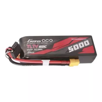 Gens ace G-Tech 5000mAh 11.1V 60C 3S1P Lipo akumuliatorius su XT60 kištuku