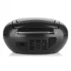 Nešiojamas CD grotuvas JVC RD‑E221B – juodas, CD/MP3, kasečių dekas, USB atkūrimas, FM radijas, AUX, baterija/tinklo maitinimas