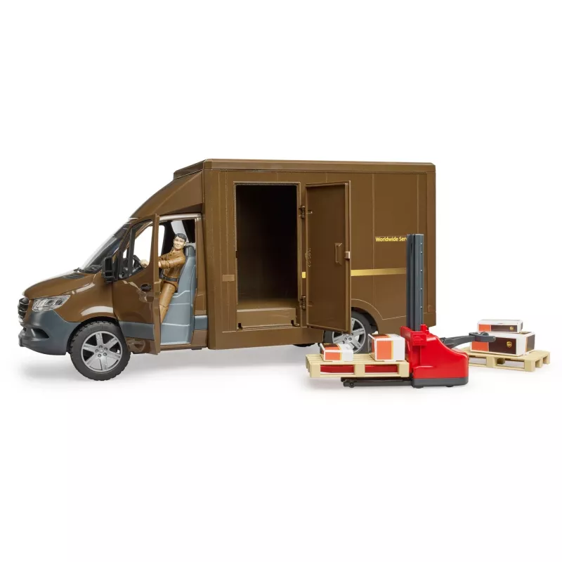 Pristatymo sunkvežimio modelis BRUDER 02678 Surinktas 1:16