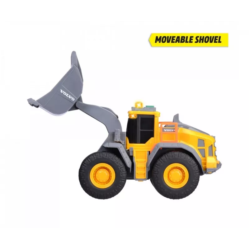 Dickie Toys Volvo ratinis krautuvas su šviesos ir garso funkcijomis (203723006)