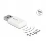 Belaidžio tinklo USB adapteris DeLOCK 12770, 5000 Mbit/s, baltas