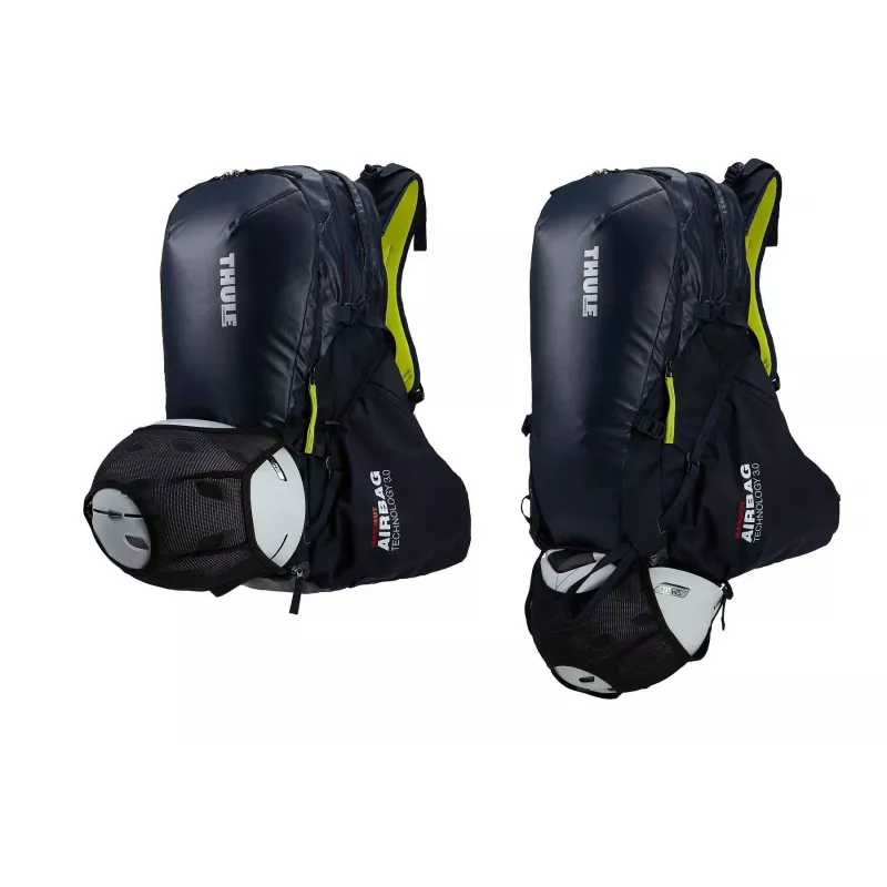 Kuprinė Thule 3610 Upslope 35L su nuimama oro pagalve 3.0, skirta slidėms ir snieglentei, Lime Punch