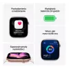 Apple Watch Series 11 GPS 46mm sidabrinis aliuminio korpusas su Purple Fog sportine juostele – M/L