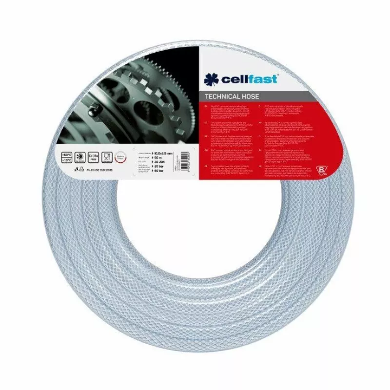 Sodo techninė žarna Cellfast C.REINFORCED 12,5 mm x 2,0 mm sienelė x 50 m