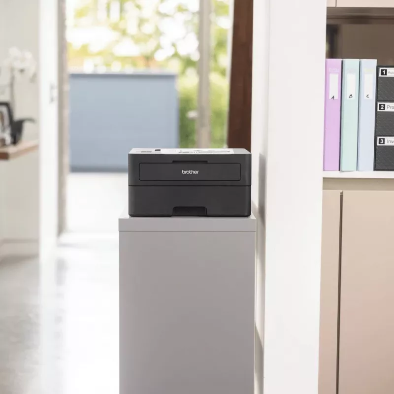 Lazerinis spausdintuvas Brother HL-L2460DNYJ1 – A4 nespalvotas, 34 ppm, dvipusis, Ethernet, 128 MB, 251 lapo įvestis
