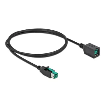 Maitinamas USB ilginimo kabelis DeLOCK 85980 12 V 1 m