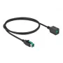 Maitinamas USB ilginimo kabelis DeLOCK 85980 12 V 1 m