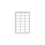 Avery Zweckform adresų etiketės baltos 38,1 x 63,5 mm 2100 vnt.
