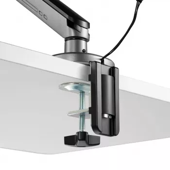 NanoRS žaidimų monitoriaus laikiklis 17-32 su RGB LED apšvietimu, stalinis, reguliuojamas aukštis, pasukimas, pakreipimas, max. 9 kg, VESA 75x75 / 100x100