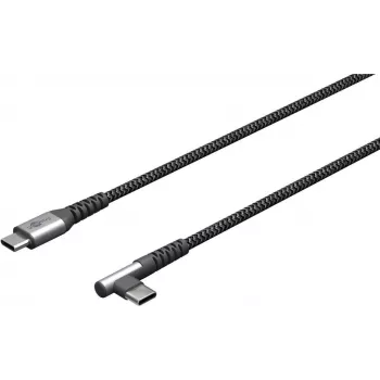 Goobay 64658 USB laidas 0,5 m USB 2.0 USB C juodai pilkas (64658)