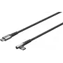 Goobay 64658 USB laidas 0,5 m USB 2.0 USB C juodai pilkas (64658)