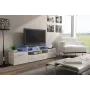 Cama TV stovas EVORA 200 baltas/baltas blizgus