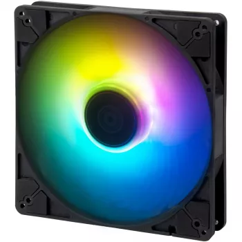 Korpuso ventiliatorius SilverStone Air Penetrator 184i ARGB 180mm – juodas