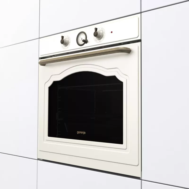 Gorenje BOS67372CLI 77 L Įmontuojama elektrinė orkaitė smėlio spalvos