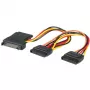 Vidinis Y formos SATA maitinimo kabelis 1xSATA → 3xSATA Secomp 11.03.1041
