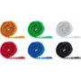 Goobay 70350 Kabel-Organizer Kabelhalter Flur Schwarz - Blau - Grün - Orange - Rot - Weiß 6 Stück(e) (70350)