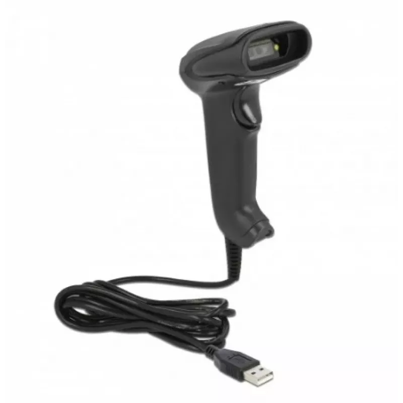 Nešiojamas brūkšninių kodų skaitytuvas DeLOCK USB 1D 2D vokiška versija