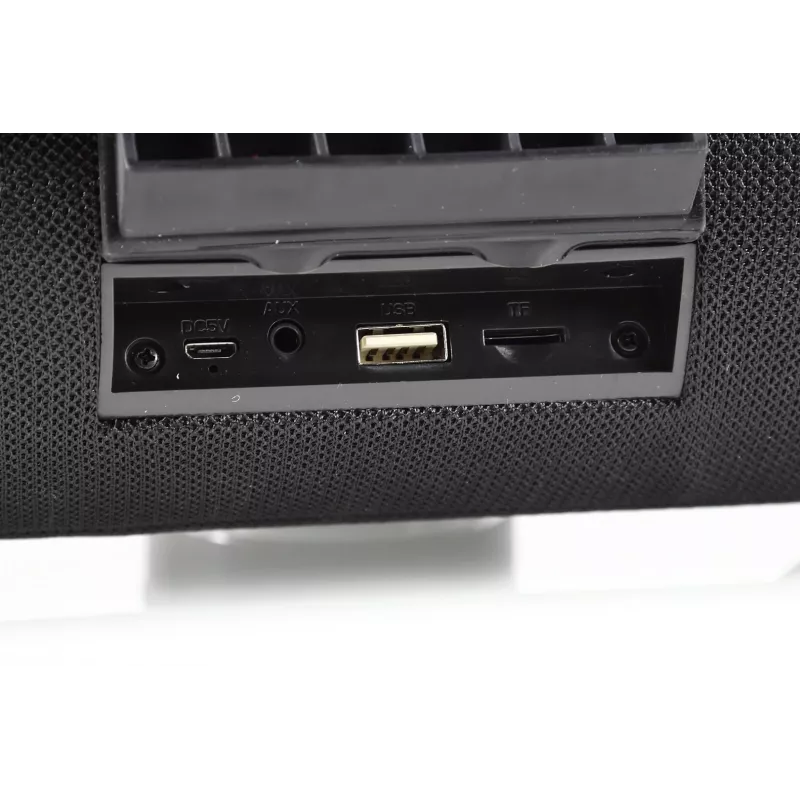 Nešiojamas Bluetooth garsiakalbis MANTA SPK15GO-BK, 20W, 3600 mAh, iki 8 val., Juodas