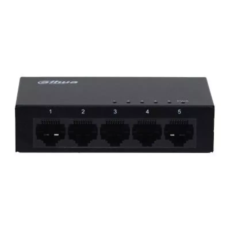 Dahua Technology SG1005-EUR tinklo jungiklis Nevaldomas L2 Gigabit Ethernet (10/100/1000) Juodas