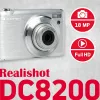Agfa Photo DC8200 Sidabrinis su dėklu ir SD 16 GB kortele