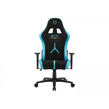 Onex Air Suede; PVC; Nylon caster; Metal | Žaidimų kėdės | STC Alcantara L Series | juodas/mėlynas