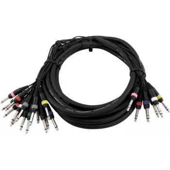 Audio snake kabelis Omnitronic 8xJack į 16xJack mono 15 m