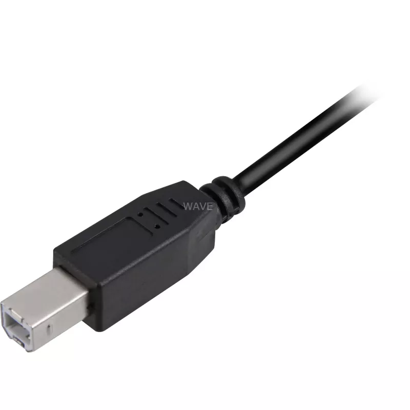 USB laidas Sharkoon USB 2.0 5 m USB A USB B juodas