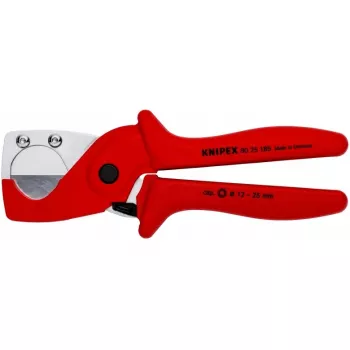 Knipex 90 25 185 vamzdžių pjoviklis – plienas, plastikas, raudona, 1,2 cm – 18,5 cm