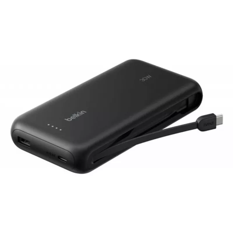 Nešiojamas powerbankas Belkin GAMING POWERBANK 20000mAh su integruotu USB-C laidu 30W