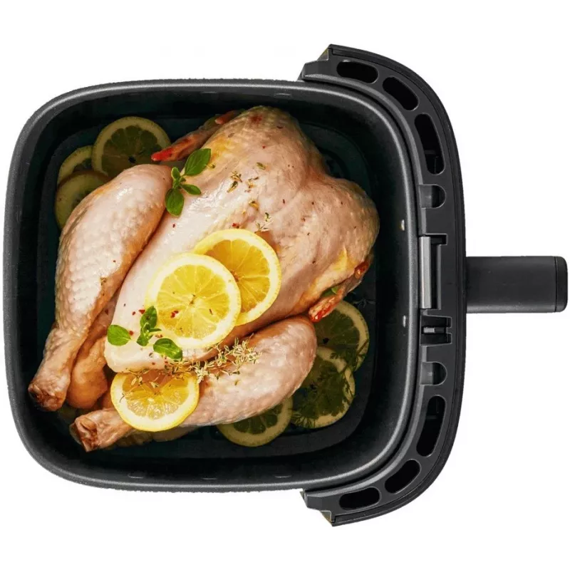 Tefal Easy Fry Silence EY551HE0 oro gruzdintuvė 5 L juoda, pilka, nerūdijantis plienas
