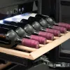 Įmontuojamas vyno šaldytuvas Caso WineDeluxe E 18 – 18 butelių, 46 cm aukštis, juodas, energijos klasė G