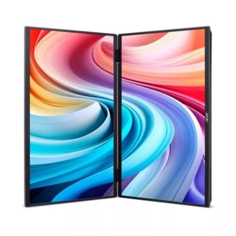 Nešiojamas monitorius Acer PD163QT 15,6 colio Full HD 1920x1080 IPS 8 ms USB-C juodas VESA 75x75
