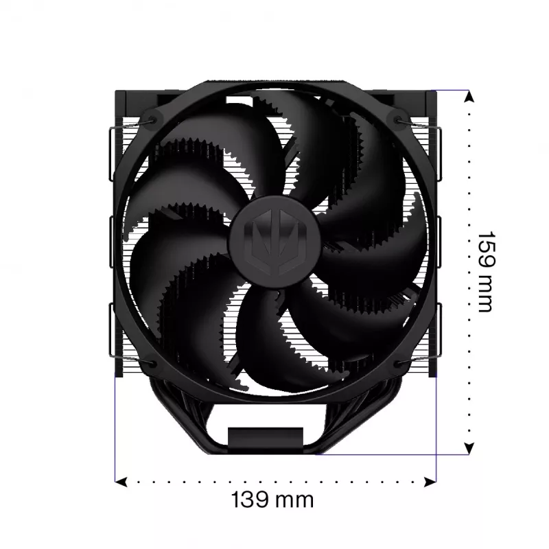 Endorfa Fortis 5 Black CPU aušintuvas