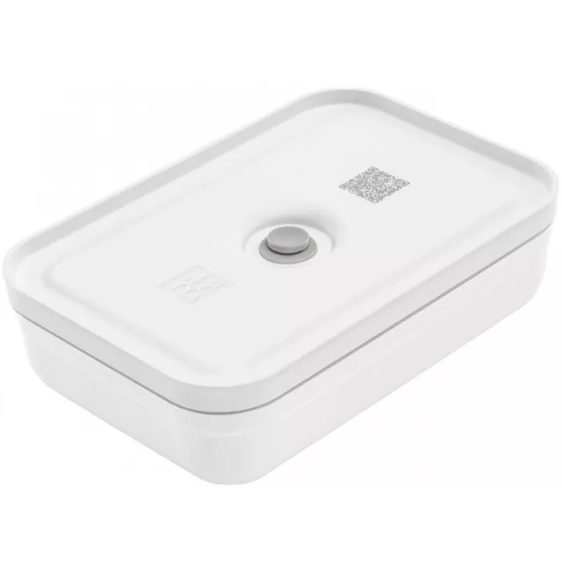 Pietų dėžutė ZWILLING FRESH & SAVE 1 L, plastikas su silikoniniu tarpikliu, pilka/balta