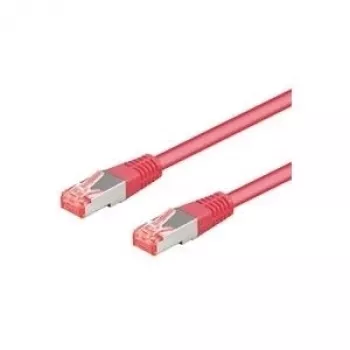 Wentronic Goobay CAT 6a Patch Cable, S/FTP (PiMF), Magenta, 3 m - LSZH Halogen-Free, Varis (93784)
