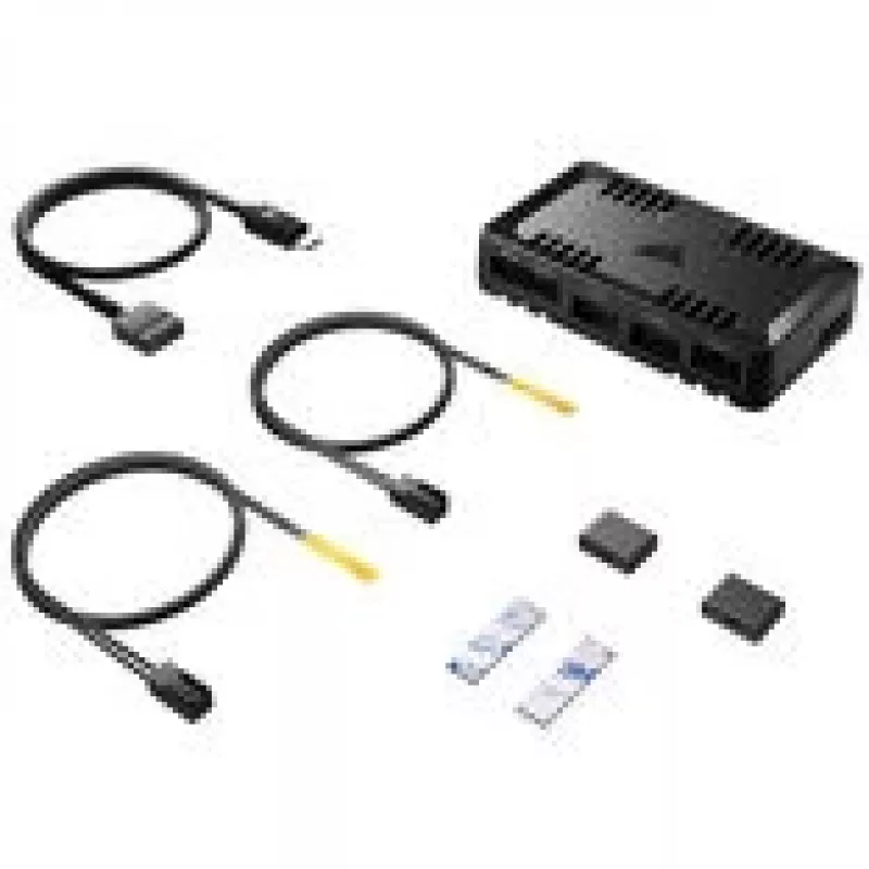 Ventiliatorių valdiklis CORSAIR COMMANDER DUO ARGB iCUE LINK Hybrid