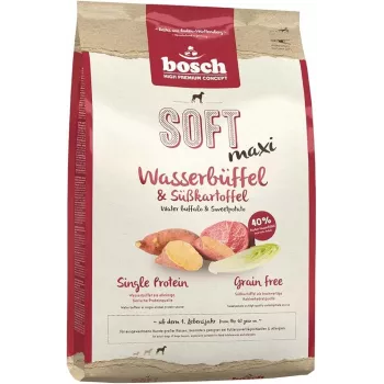 BOSCH Soft Maxi vandens buivolas ir saldžiosios bulvės – sausas šunų maistas – 2,5 kg
