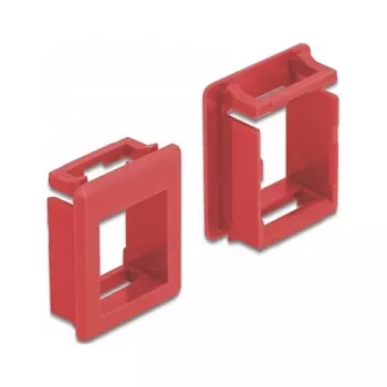 Montavimo rinkinys DELOCK 86762, raudonas plastikinis, modelis 86762, plastikas